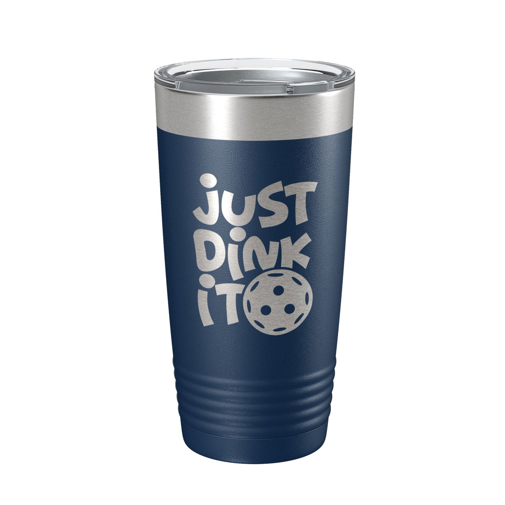 Just Dink It Tumbler Pickleball Travel Mug Insulated Laser Engraved Coffee Cup Do It Pickle Ball Gift 20 oz-2