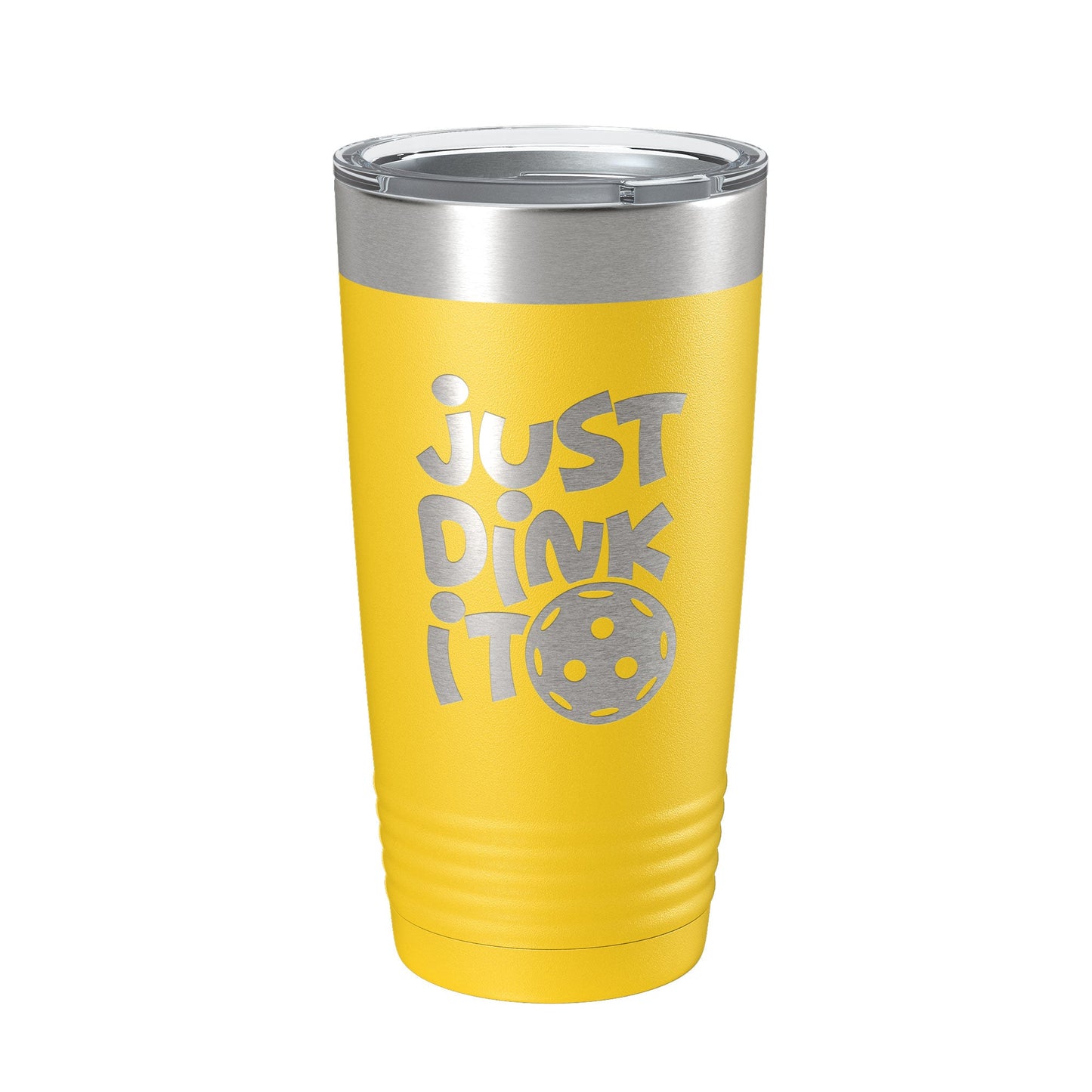 Just Dink It Tumbler Pickleball Travel Mug Insulated Laser Engraved Coffee Cup Do It Pickle Ball Gift 20 oz-19