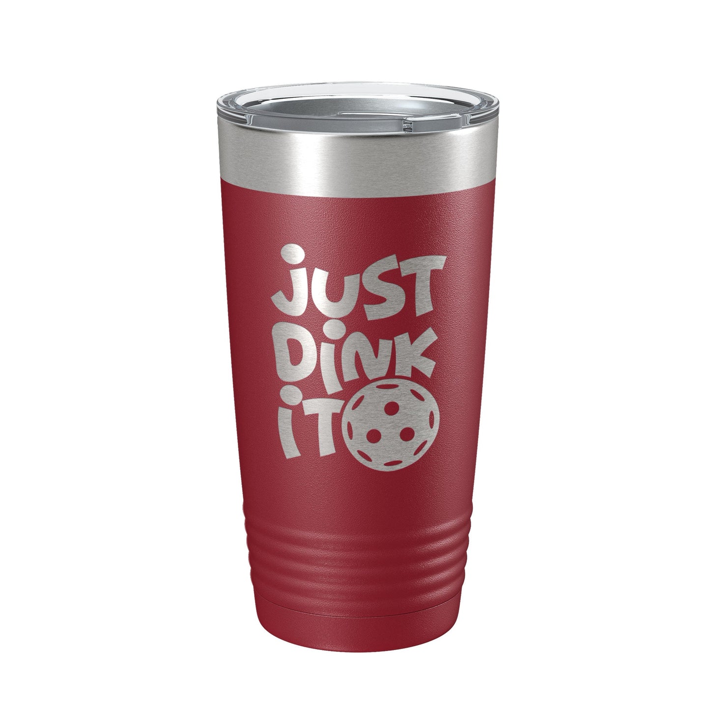 Just Dink It Tumbler Pickleball Travel Mug Insulated Laser Engraved Coffee Cup Do It Pickle Ball Gift 20 oz-18