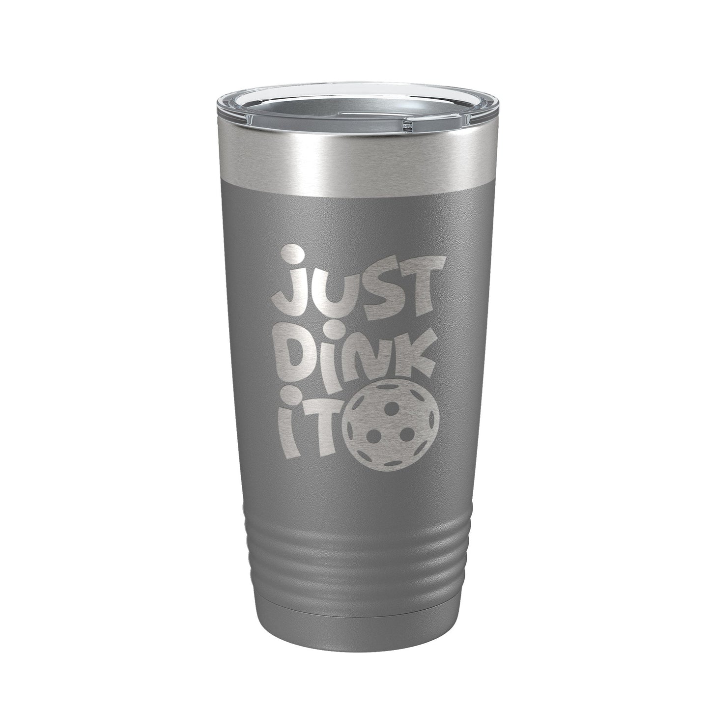 Just Dink It Tumbler Pickleball Travel Mug Insulated Laser Engraved Coffee Cup Do It Pickle Ball Gift 20 oz-16