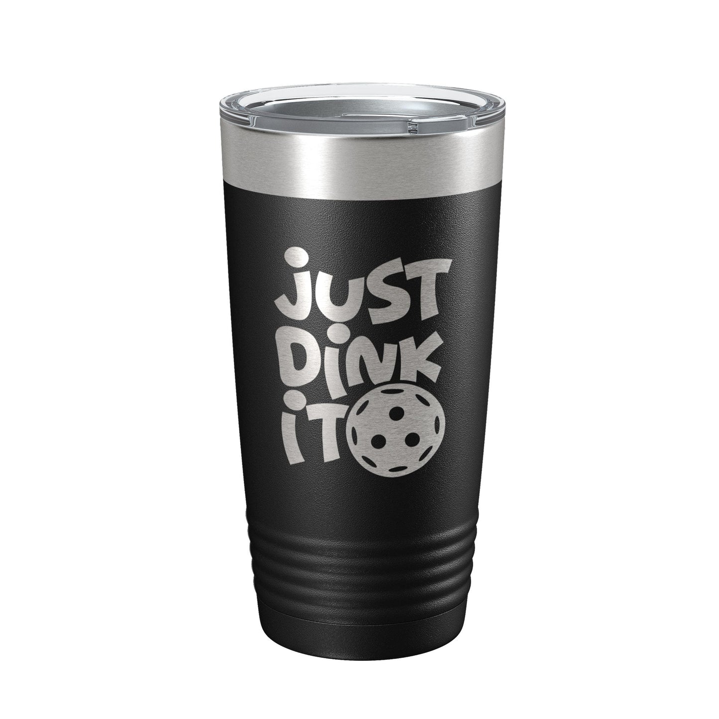 Just Dink It Tumbler Pickleball Travel Mug Insulated Laser Engraved Coffee Cup Do It Pickle Ball Gift 20 oz-5
