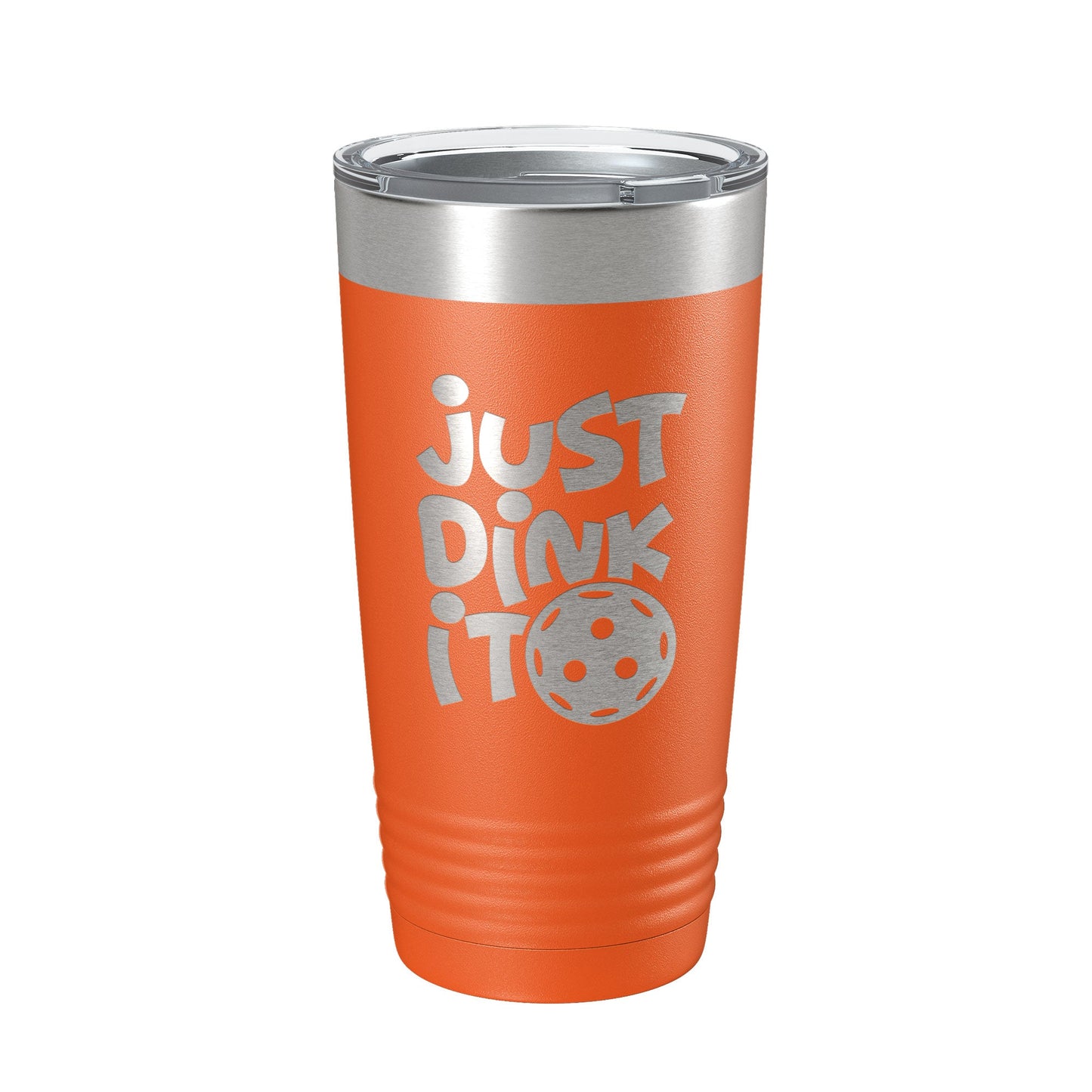 Just Dink It Tumbler Pickleball Travel Mug Insulated Laser Engraved Coffee Cup Do It Pickle Ball Gift 20 oz-4