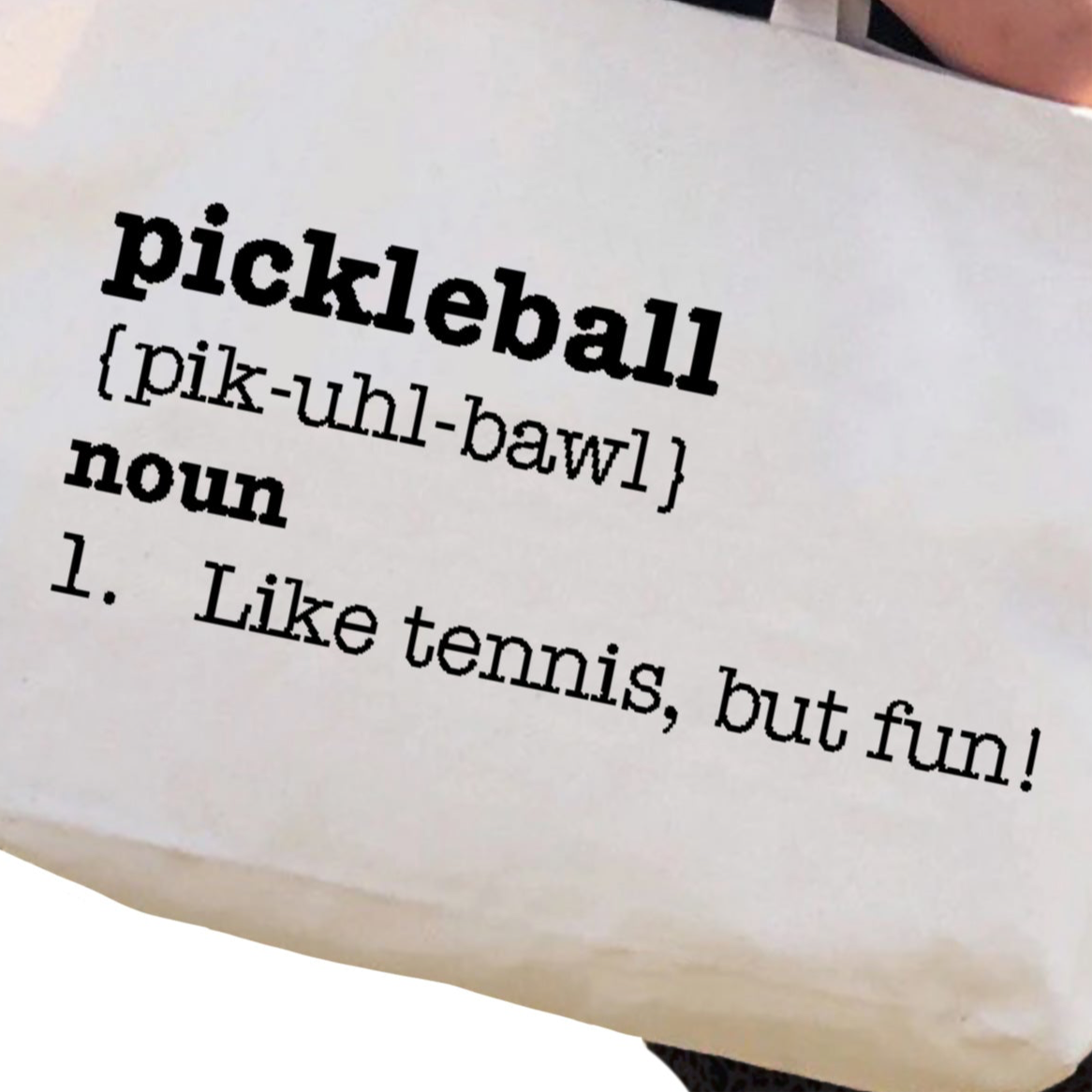 Pickleball Paddle Carry Bag ~ The Dictionary Meaning