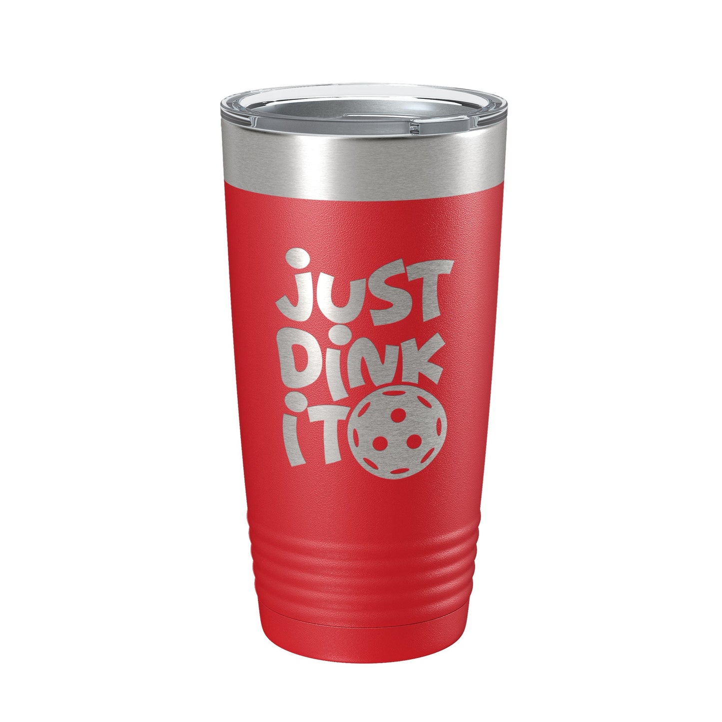 Just Dink It Tumbler Pickleball Travel Mug Insulated Laser Engraved Coffee Cup Do It Pickle Ball Gift 20 oz-10