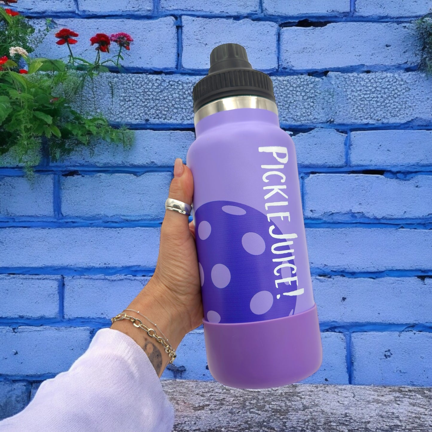 PICKLEJUICE! "Lavender Haze" Pickleball Water Bottle 32oz